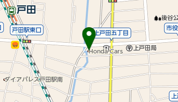 Honda Cars埼玉戸田店の地図画像