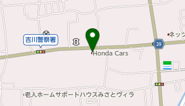 Honda Cars埼玉三郷西店の地図画像
