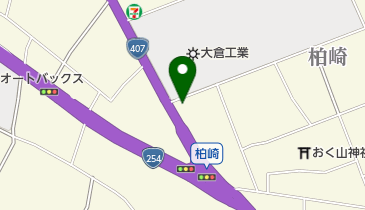 関東マツダ東松山店の地図画像