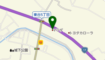 関東マツダ本庄店の地図画像