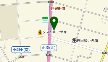 埼玉スバル春日部店の地図画像