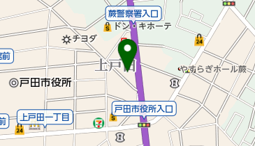 スズキアリーナ戸田の地図画像