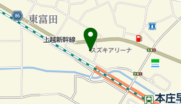 スズキ自販西埼玉スズキアリーナ本庄早稲田の地図画像