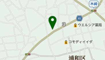 ヤマハショップ浦和東の地図画像