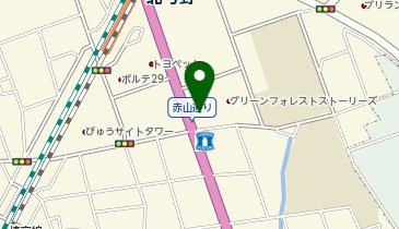 はとや与野店の地図画像