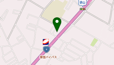 レッドバロン越谷の地図画像