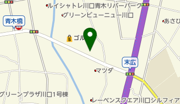 YSP川口の地図画像