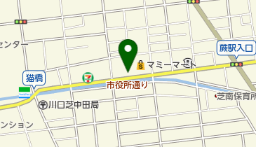 中田屋モータースの地図画像