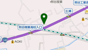 クライスラー熊谷の地図画像