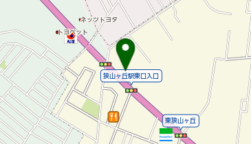 フィアット所沢の地図画像