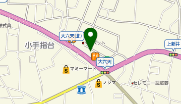 PEUGEOT所沢の地図画像