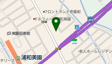メルセデス・ベンツ浦和美園の地図画像