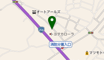 トヨタカローラ新埼玉嵐山マイカーセンターの地図画像