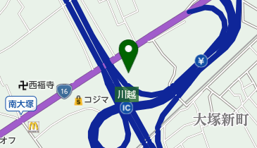 埼玉トヨタ自動車川越マイカーセンターの地図画像