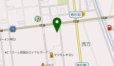 埼玉トヨペット南越谷支店の地図画像