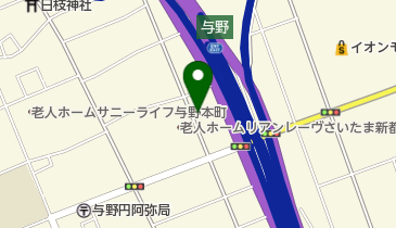 埼玉トヨペットU-Carランド一平与野店の地図画像