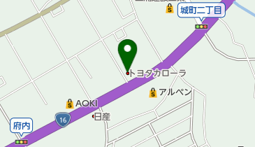 トヨタカローラ埼玉岩槻城町店の地図画像