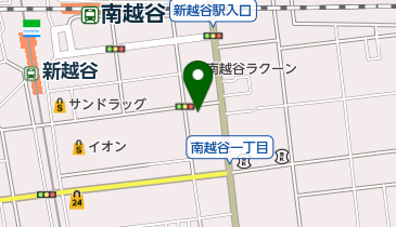 トヨタカローラ埼玉南越谷店の地図画像