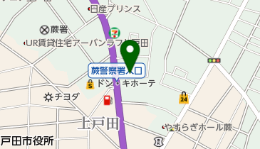 トヨタカローラ埼玉わらび店の地図画像