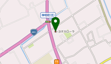 トヨタカローラ埼玉越谷バイパス店の地図画像