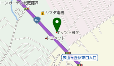 ネッツトヨタ東埼玉マイネッツ藤沢の地図画像