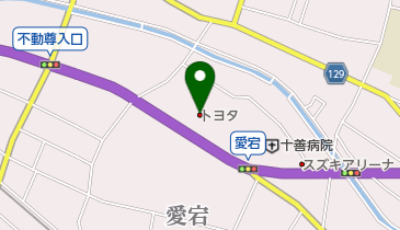 埼玉トヨタ自動車加須店の地図画像