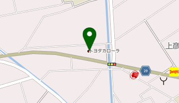 トヨタカローラ埼玉三郷上彦名店の地図画像