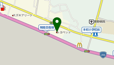 埼玉トヨペット朝霞支店の地図画像