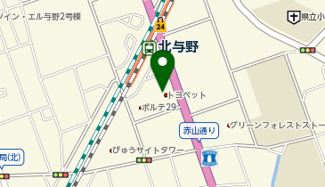 埼玉トヨペット与野支店の地図画像