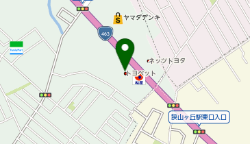 埼玉トヨペット武蔵藤沢支店の地図画像