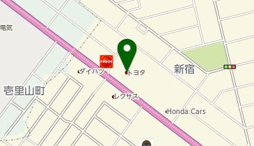 埼玉トヨタ自動車熊谷南店の地図画像