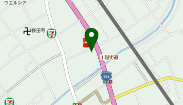 埼玉トヨペット川越支店の地図画像