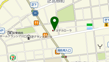 トヨタカローラ埼玉MC川口の地図画像