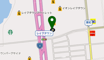 埼玉トヨペットイオンレイクタウン店の地図画像