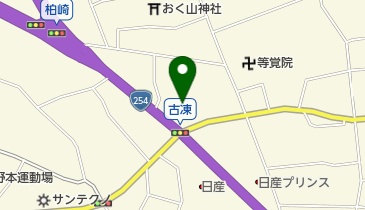 埼玉日産U-cars東松山の地図画像