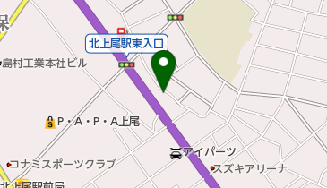 埼玉日産U-cars上尾の地図画像