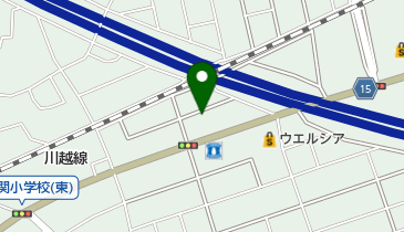 Honda Cars埼玉県央U-Select川越的場の地図画像