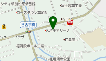 東日本三菱自動車販売草加店の地図画像