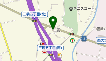 東日本三菱自動車販売大宮西店の地図画像