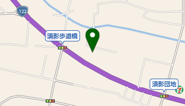 埼玉スバルカースポット羽生の地図画像