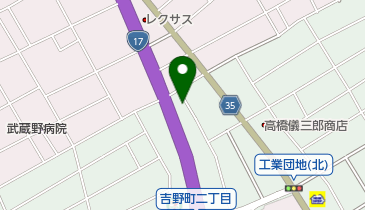 埼玉スバルカースポット大宮の地図画像