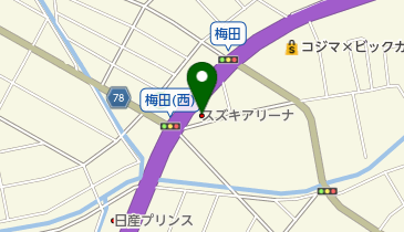 スズキ自販関東スズキアリーナ春日部中央の地図画像