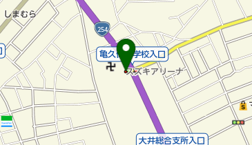 スズキアリーナふじみ野の地図画像