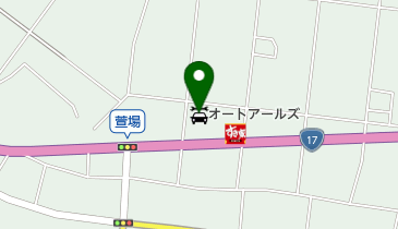 オートアールズ深谷店の地図画像