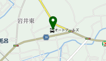 オートアールズ毛呂山店の地図画像