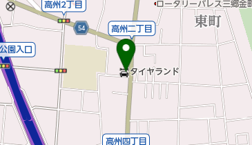 タイヤランドみさとの地図画像