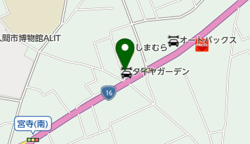 タイヤガーデン池之谷の地図画像