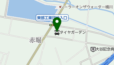 タイヤガーデン桶川東の地図画像