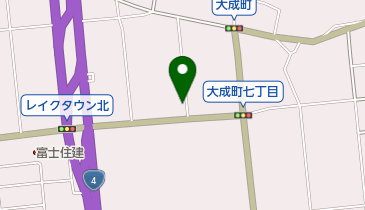 タイヤランドレイクタウン越谷の地図画像