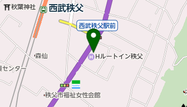 タイヤランド秩父の地図画像